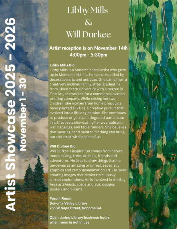 Libby Mills and Will Durkee Artists November 2025